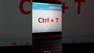 Filter Shortcut in Excel | Excel Tricks  |  #Shorts.