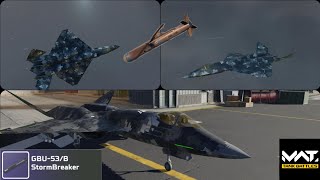 MWT: Tank Battles YF-23 GBU-53/B Storm Breaker MK3 equipment testing
