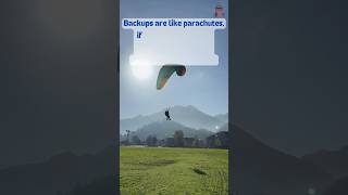 Backups are like parachutes—if you don’t have one when you need it, you won’t need it ever again. 💯