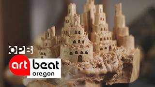 Now you see it, now you don’t: Woodcarver Uli Kirchler’s telescoping castles | Oregon Art Beat