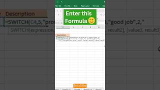 Switch Data in Excel