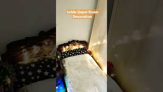 Laddu Gopal room decoration 🥰 #hindi #vlogs #lifevlog #subscribe #hometemple #vlogger
