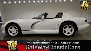 #6908 1996 Dodge Viper RT/10 - Gateway Classic Cars of St. Louis
