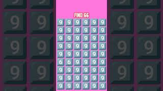find the odd number 66#logical