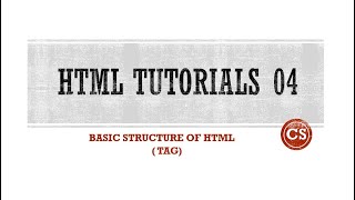 Basic Structure Of HTML | HTML TAG | HTML Tutorial In Hindi -04|