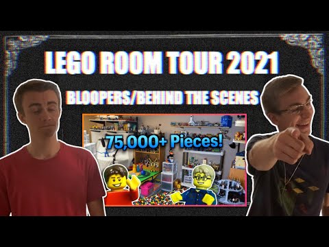 LEGO ROOM TOUR 2021 Bloopers + Behind the Scenes
