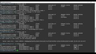 32. Docker Swarm and Node Commands