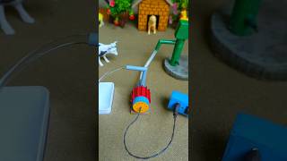 Mini hand pump project water with supply motor drinking in cow #waterpump #shorts #203