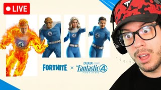 🔴LIVE! - Free FANTASTIC FOUR Skins SQUAD CUP in Fortnite!