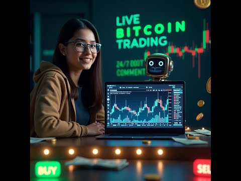 Live Bitcoin Trading | 24/7 AI Robot Commentary — Analysis & Prediction #bitcoin #cryptolive