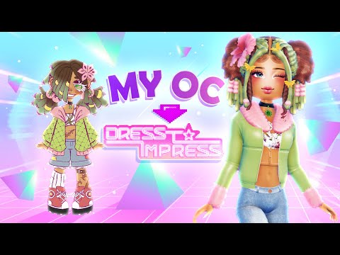 I RECREATED My OCs In DRESS To IMPRESS ROBLOX!