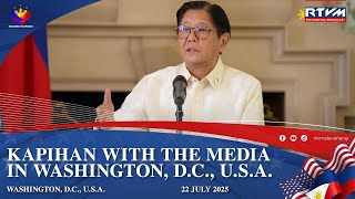 Kapihan with the Media in Washington, D.C., U.S.A.
