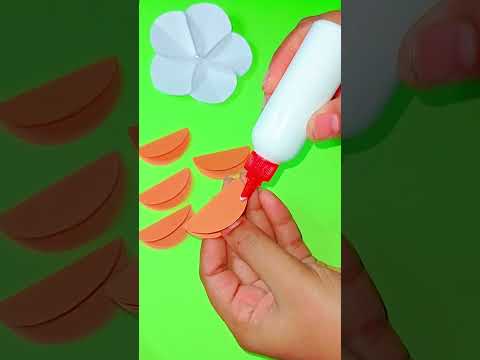 Easy Paper Crafts #cute #flowermaking #diycrafts #diy #papercraft