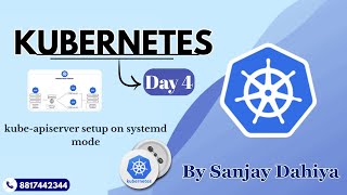 Day 4: Kubernetes kube-apiserver setup on systemd mode | Step-by-Step| Sanjay Dahiya #kubernetes