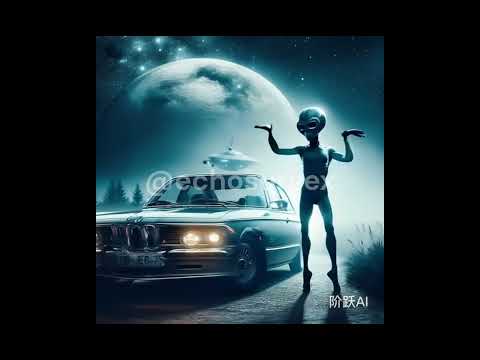 Star Dance: Alien Showdown in Front of BMW 635 CSi