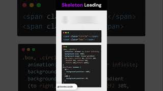 Smooth Skeleton Loading Effect with CSS!