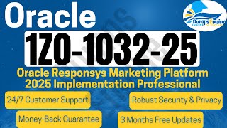 1Z0-1032-25 Exam Dumps | Oracle Responsys Marketing Platform 2025 Implementation Professional Exam