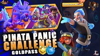 Clash of Clans Live Easily 3 Star Pinata Panic Challenge | COC Live Clash-A-Rama style Season Events