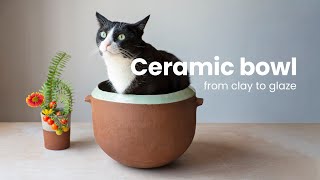 How to Make a Ceramic Bowl: Slab Pottery Tutorial with Earthenware Clay