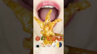 ASMR SPICY CHICKEN FEET 매운 닭발 먹방 (sped up)