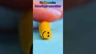 clay art😍!! smiley face clay art!!