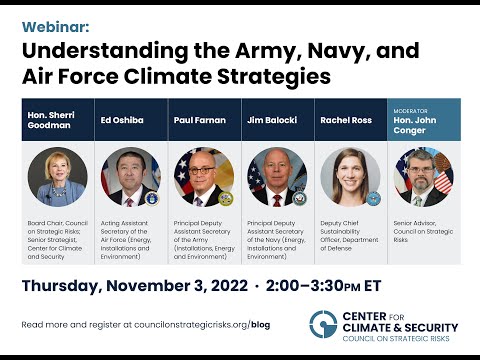 Understanding the Army, Navy, and Air Force Climate Strategies
