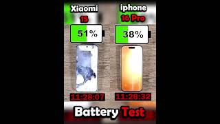 Xiaomi 15 vs iphone 16 Pro battery test!💀