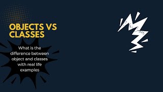 What is Objects and Classes,dive into details before start the programming |Guide for beginners