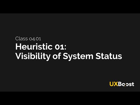 Visibility of System Status