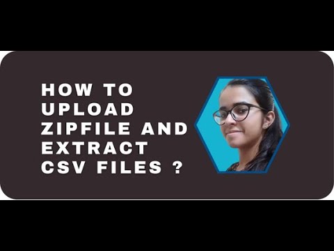 Tired of struggling with zip and CSV files? This video is for you!