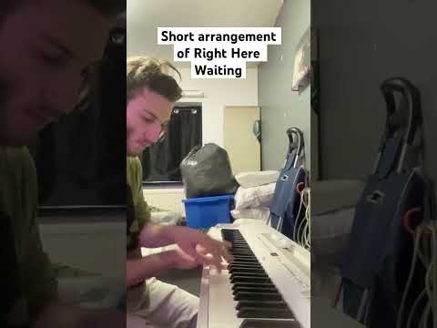 Arrangement of Right Here Waiting #80s #music #piano #arrangement #song