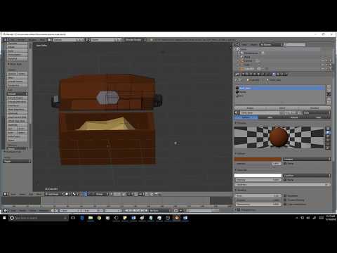 Making a Treasure Chest in Blender- Part 5