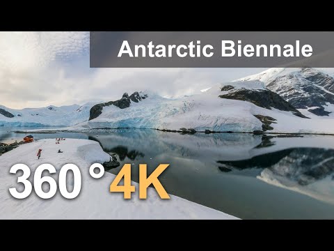 The first Antarctic Biennale, 360 4K video