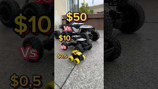 Rc Car $0,5 vs $50 test #shorts  #toys #rc