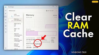 How to Clear Ram Cache in Windows 10,11 2024 | 🚀Make Computer More Faster