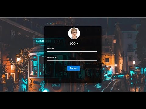 How to crate login page in html and css | login form design