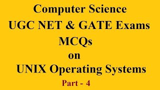 MCQ Part 4 Unix Operating Systems || UGC NET, GATE, KVS PGT, NVS PGT, LIC AAO IT Exams || PremnArya
