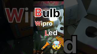wipro LED bulb 🤯🔦💡 350₹ #led #ledlights #bulb #ledbulb #shopping #shorts #unboxing #wipro