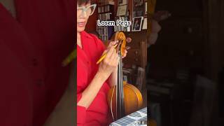 How to loosen a violin peg. #violin #pegs #loose #pencil #teaching #chingjuhl