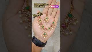 #premiumquality #latestjewellery #necklace #onegramjewellery #bestprice@menagafashions18