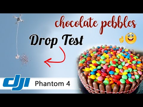 Chocklate Pebbles Drop Test From Sky Using a Home-Made Attachment For The Drone..|Experiment