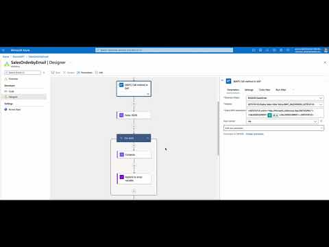 SAP on Azure - Logic App Demo - Sales Order by Email