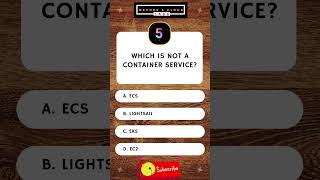 #awsquiz #cloud #devops #aws #containerization