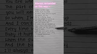 Practice English Through Amazing Song (always remember us this way) By Lady Gaga