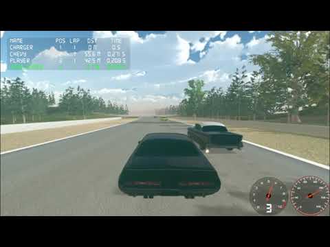 The Chase. External camera - how it look likes on racetrack