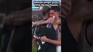 Bastoni Swaps Jersey with his Idol Ramos after the match Inter Vs Montery FIFACWC😍 #football #shots