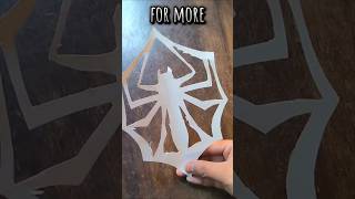 How to make spider 🕸️ web #shorts #craft #art #viral #trending #how to make spiderman web #spiderman