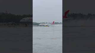 AIR ARABIA LANDING AT TRIVANDRUM AIRPORT ✈️✈️🔥✨#airarabia #aircraft #airbus #trivandrum #airport