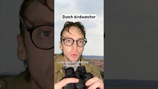 Dutch birdwatcher 🪶 meet the geelbrauwgors #dutch #birdwatching #expatlife #britishhumor