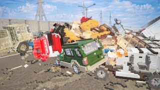 100 Car Pile-Up with AI TRAFFIC: SHOWMIK TEARDOWN CAR CRASHES